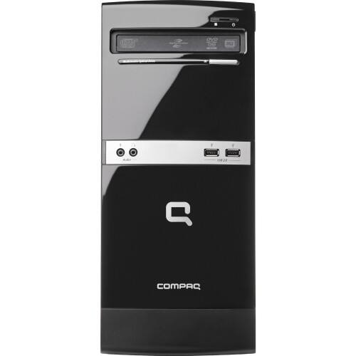 Front Standard. HP - Business Desktop Desktop Computer - 4 GB Memory - 500 GB Hard Drive - Black.