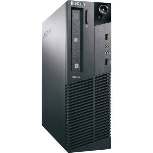 Front Standard. Lenovo - ThinkCentre Desktop Computer - 2 GB Memory - 320 GB Hard Drive - Business Black.