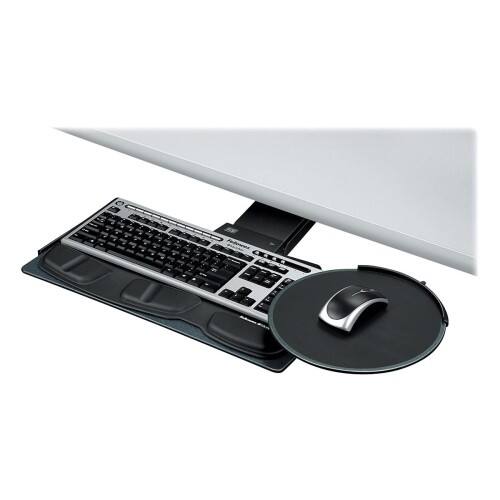 Front Standard. Fellowes - Professional Series Sit / Stand Keyboard Tray.