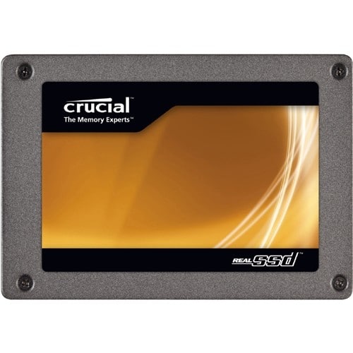 Front Standard. Crucial - RealSSD 64 GB 2.5" Internal Solid State Drive.