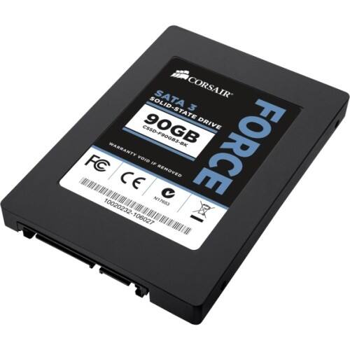 Front Standard. Corsair - Force 3 CSSD-F90GB3-BK 90 GB Internal Solid State Drive.