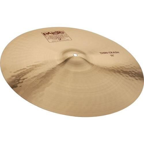 Front Standard. Paiste - 2002 Thin Crash Cymbal.