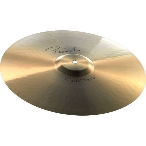 Front Standard. Paiste - Signature Crystal Thin Crash Cymbal.