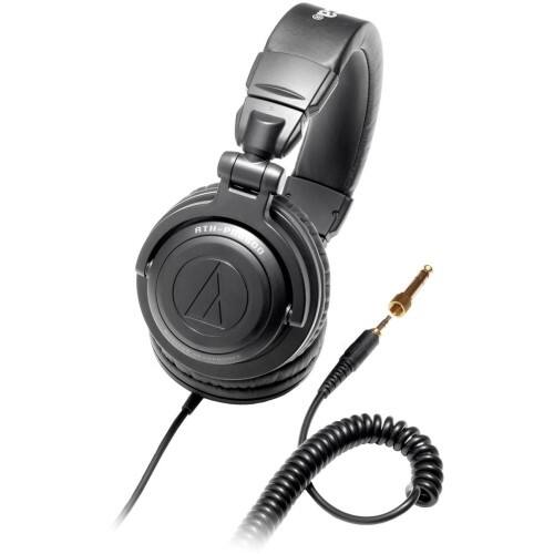 Front Standard. Audio-Technica - ATH-PRO500 Headphone - Black.