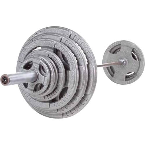 Front Standard. Body-Solid - Weight Training Set - Gray.