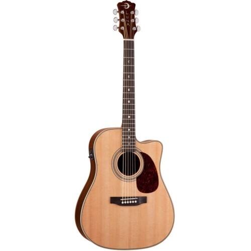 Front Standard. Luna Guitar - AMD 100 Acoustic Guitar.