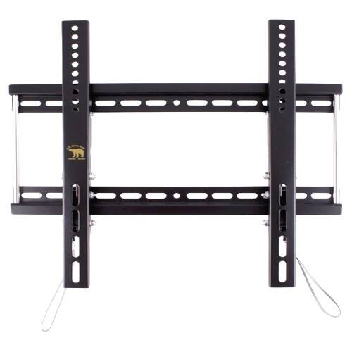 Front Standard. U.S. Brown Bear - Wall Mount for Flat Panel Display - Black.