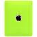 Front Large. Amzer - Silicone Skin Jelly iPad Case - Green.