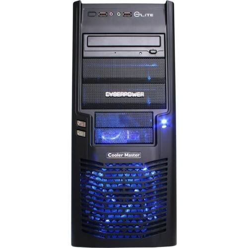 Front Standard. CyberpowerPC - Gamer Ultra Desktop Computer - 4 GB Memory - 500 GB Hard Drive - Black.