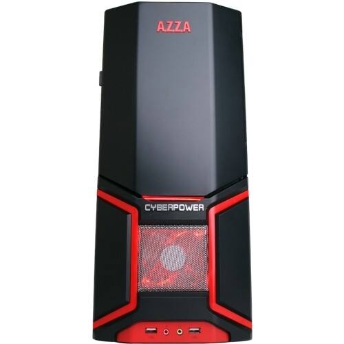 Front Standard. CyberPowerPC - Gamer Ultra Desktop Computer - 4 GB Memory - 1 TB Hard Drive - Black.