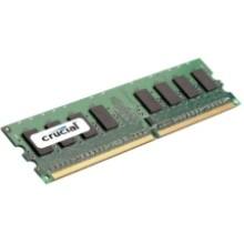 Front Large. Crucial - 116295 1GB DDR2 SDRAM Memory Module.