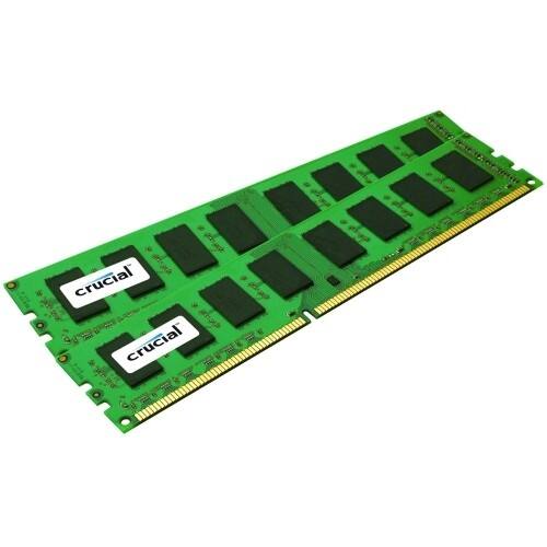 Front Standard. Crucial - CT2KIT25672BB1339 4GB DDR3 SDRAM Memory Module.