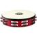 Front Large. Meinl - Tambourine - Black, Red.