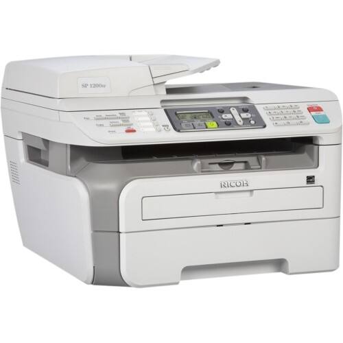 Front Standard. Ricoh - Aficio Laser Multifunction Printer - Monochrome - Plain Paper Print - Desktop.