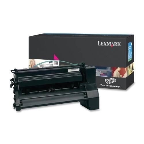 Front Standard. Lexmark - Toner Cartridge - Magenta.