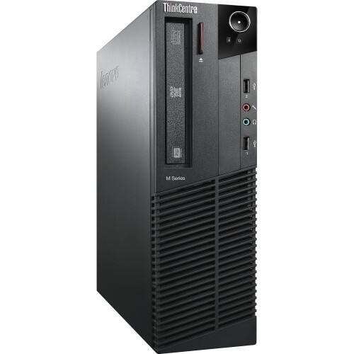 Front Standard. Lenovo - ThinkCentre Desktop Computer - 2 GB Memory - 320 GB Hard Drive - Business Black.