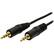 Front Standard. Startech - 10 ft Slim 3.5mm Stereo Audio Cable - M/M - Black.