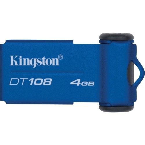 Kingston - DataTraveler 108 DT108/4GBZ 4 GB USB 2.0 Flash Drive