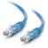 Front Large. C2G - Cat.5e UTP Patch Cable - Blue.