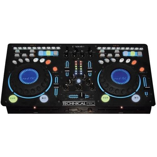 Front Standard. Technical Pro - 2-Channel Audio Mixer - Black.