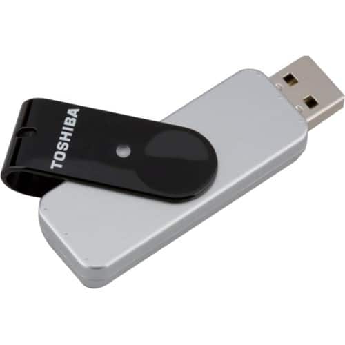Front Standard. Toshiba - 16 GB USB 2.0 Flash Drive.