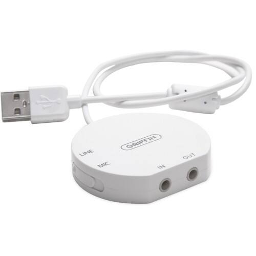 Front Standard. Griffin Technology - iMic Audio Cable Adapter.