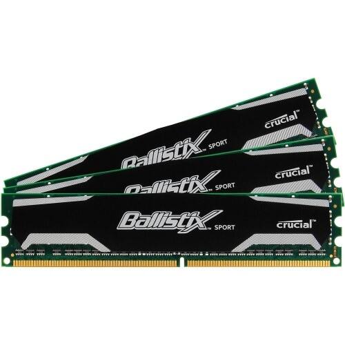 Front Standard. Crucial - Ballistix 6GB DDR3 SDRAM Memory Module.