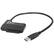 Front Large. SIIG - SuperSpeed USB 3.0 to SATA 3Gb/s Adapter - Black.