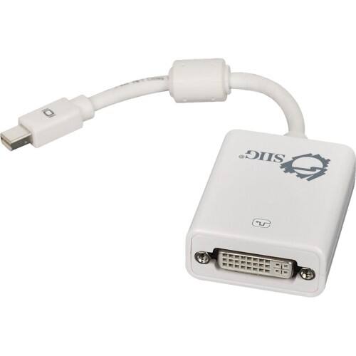 Front Standard. SIIG - DisplayPort/DVI Cable - White.