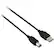 Front Standard. V7 - USB 2.0 Cable - Black.