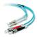 Front Standard. Belkin - Fiber Optic Duplex Patch Cable - Orange.