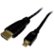 Front Large. Cables Unlimited - Ethernet HDMI Cable Adapter - Black.