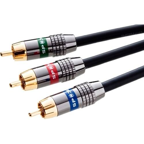 Front Standard. Spider - Component Video Cable - Black.