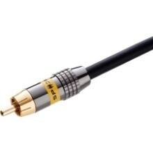 Front Large. Spider - Composite Video Cable - Black.