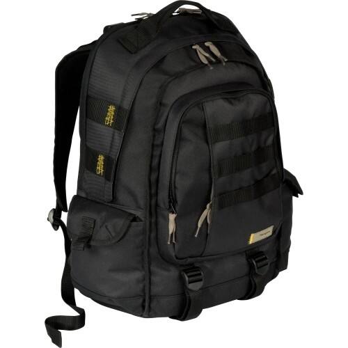 Front Standard. Targus - Carrying Case (Backpack) for 16" Notebook, - Yellow.