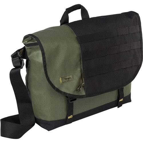 Front Standard. Targus - Carrying Case (Messenger) for 16" Notebook,, - Yellow.