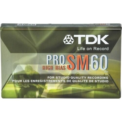 Front Standard. TDK Life on Record - 60 Minutes Audio Cassette.