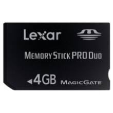 Front Large. Lexar - 4 GB Memory Stick PRO Duo - 1 Card.