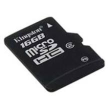 Front Large. Kingston - 16 GB MicroSD High Capacity (microSDHC) - 1 Card.