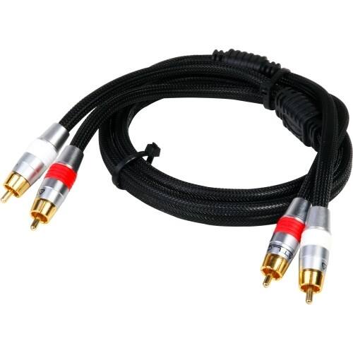 Front Standard. Atlona - Home Audio Cable - Black.