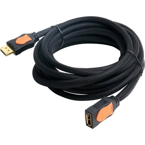 Front Standard. Atlona - Home DisplayPort Extension Cable - Black.