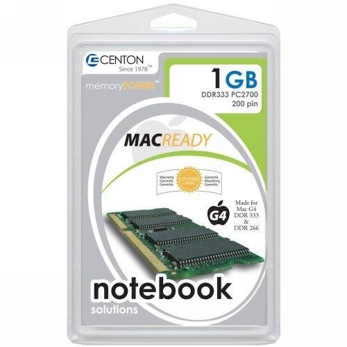 Front Standard. Centon - 1GB DDR SDRAM Memory Module.