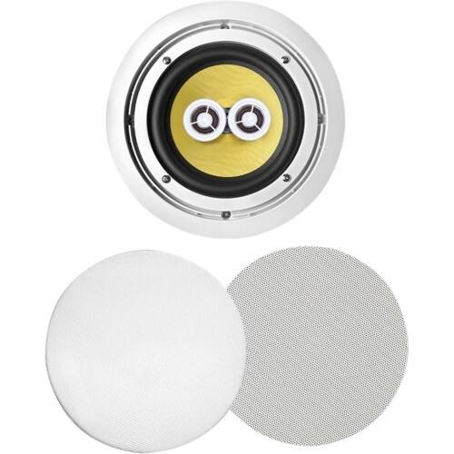 Front Standard. BIC America - 2-way Speaker - White.