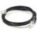 Front Large. C2G - 7 ft Category 5e Network Cable - Black.