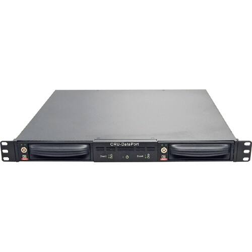 Front Standard. CRU - DataPort Drive Enclosure - Rack-mountable - Black.