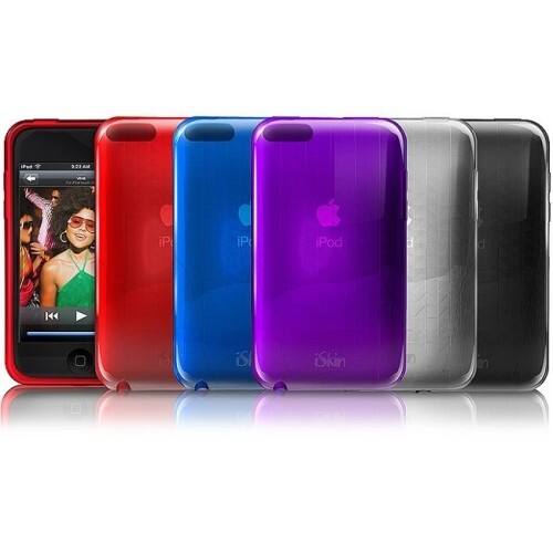 Front Standard. iSkin - Carrying Case for iPod - Purple.