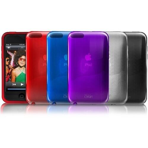Front Standard. iSkin - Carrying Case for iPod - Red.