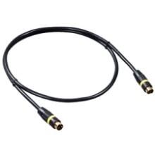 Front Large. Ultra - 300HI S-Video Cable - Black.