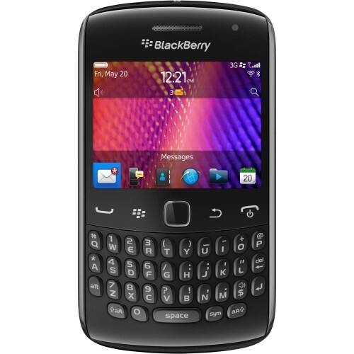 Front Standard. BlackBerry - Tour Smartphone 3.5G - Black.