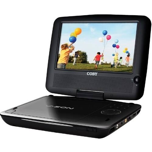 Best Buy Coby TFDVD7379 7 Swivel Screen Portable DVD Player with Divx